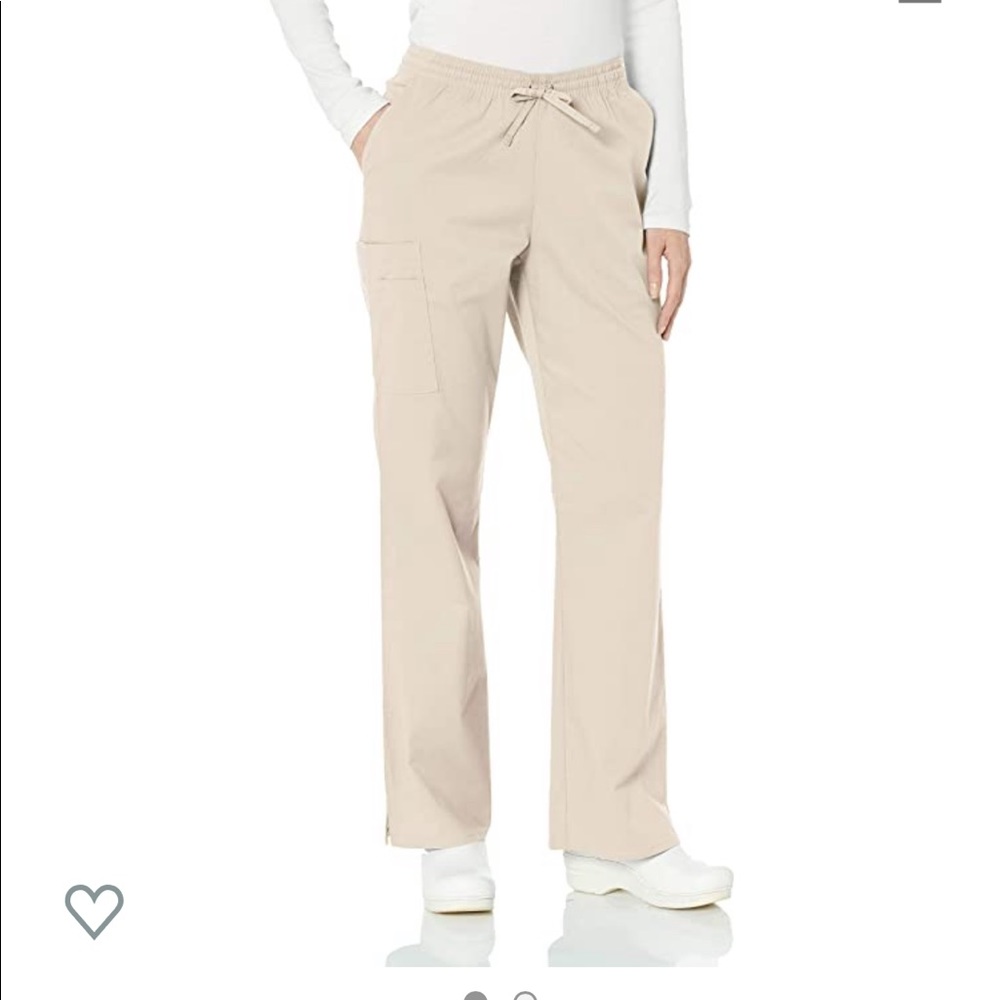 Khaki scrub pants
